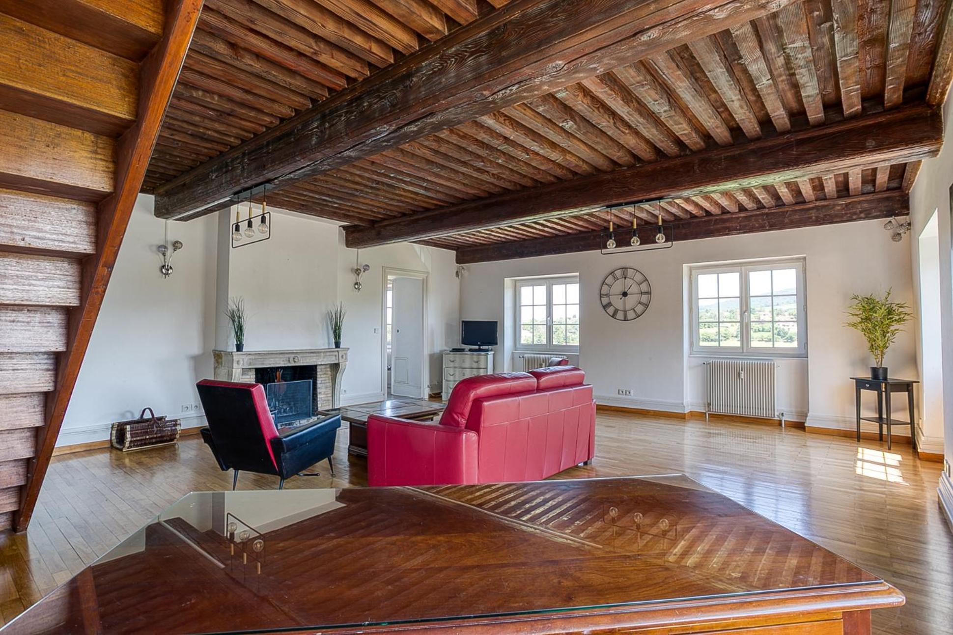 Sejourner Au Chateau De La Roue Grand Appartement Lissieu Екстериор снимка