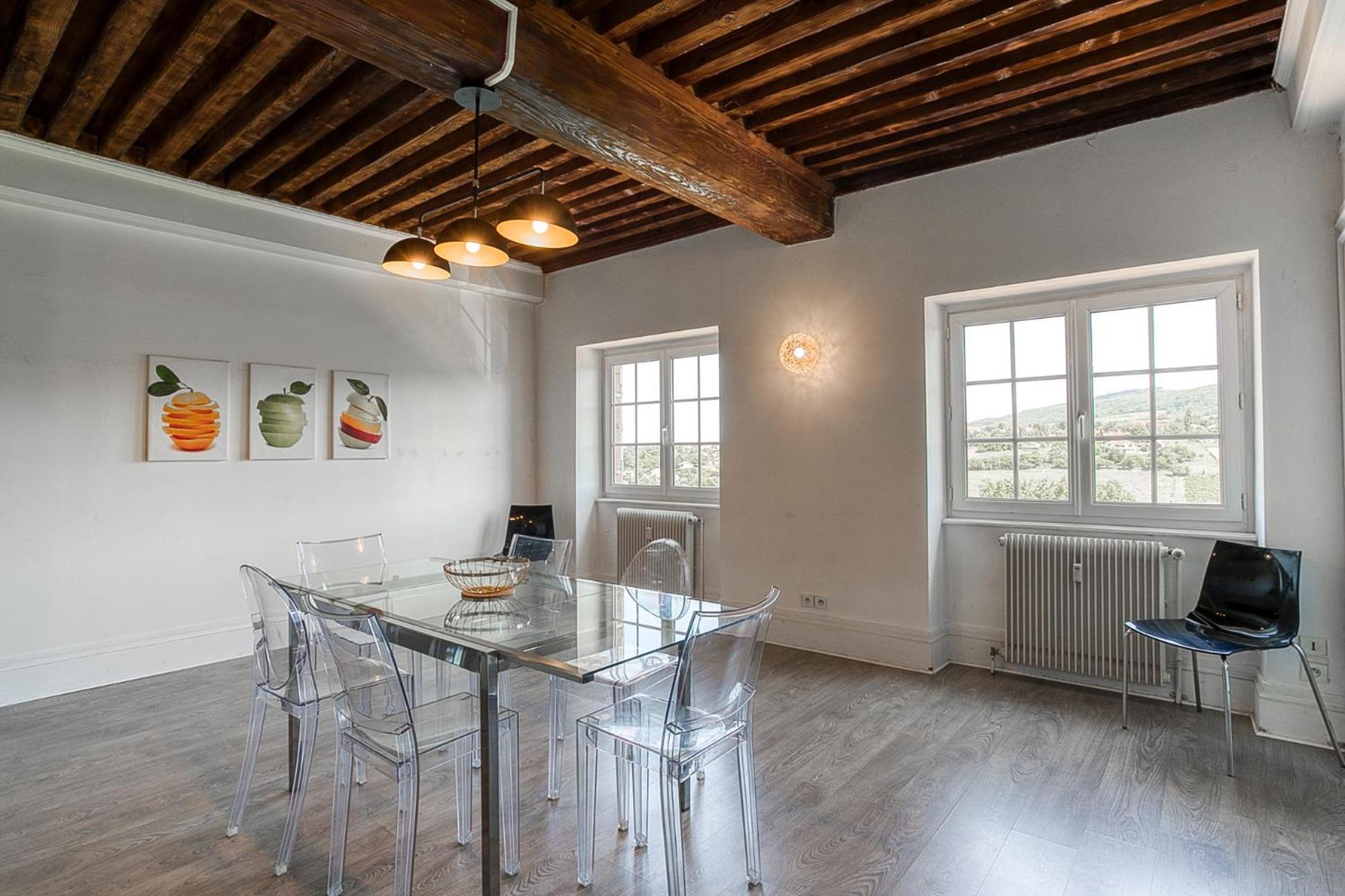 Sejourner Au Chateau De La Roue Grand Appartement Lissieu Екстериор снимка