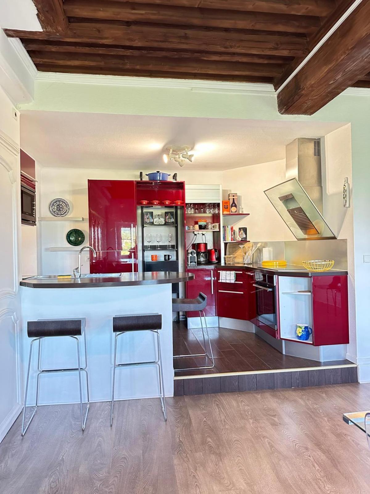 Sejourner Au Chateau De La Roue Grand Appartement Lissieu Екстериор снимка