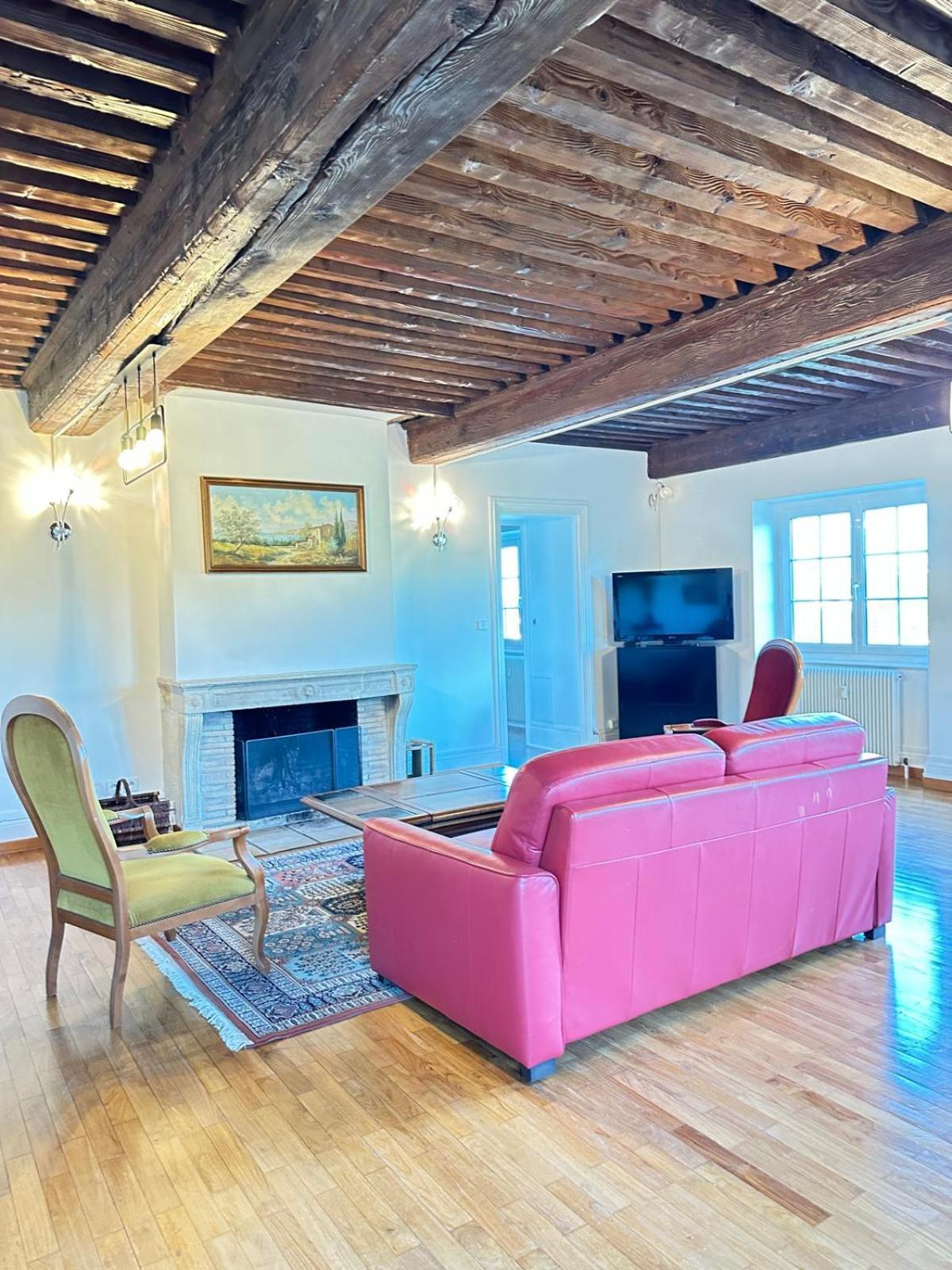 Sejourner Au Chateau De La Roue Grand Appartement Lissieu Екстериор снимка